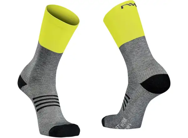 Northwave Extreme Pro ponožky Grey/Yellow Fluo