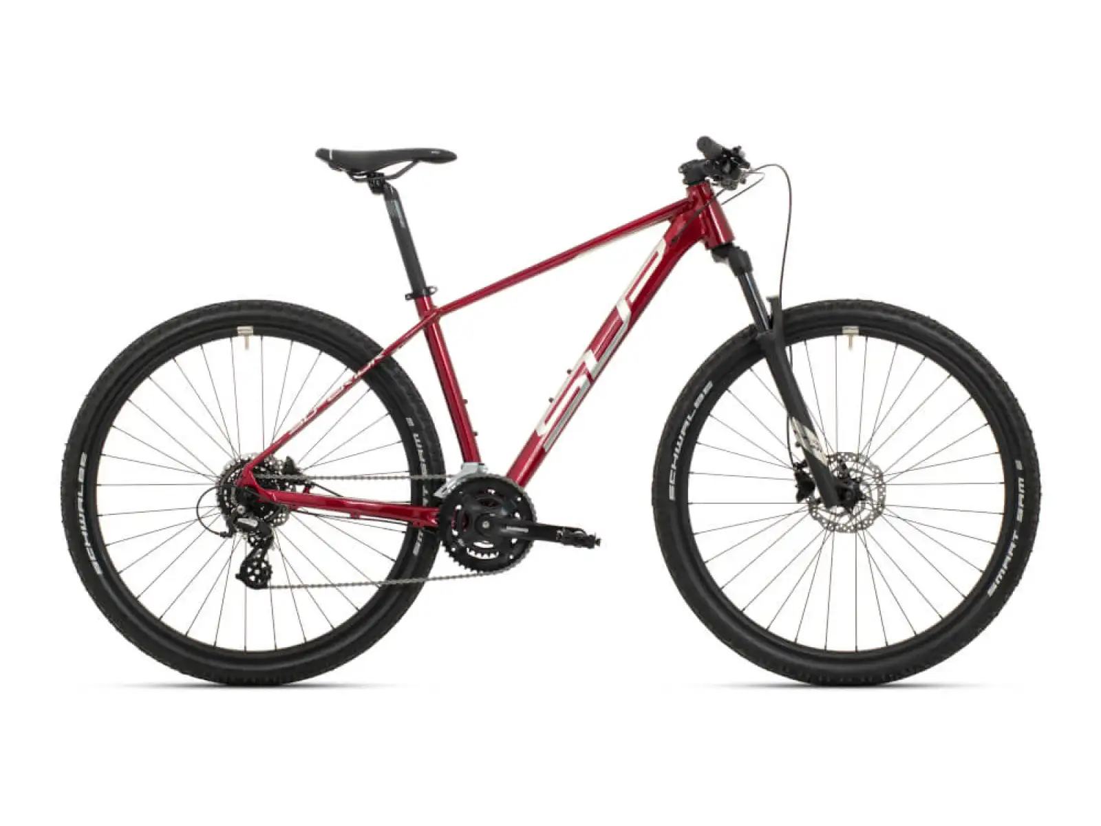 Horský bicykel Superior Sport XC 819 lesklý tmavočervený/strieborný