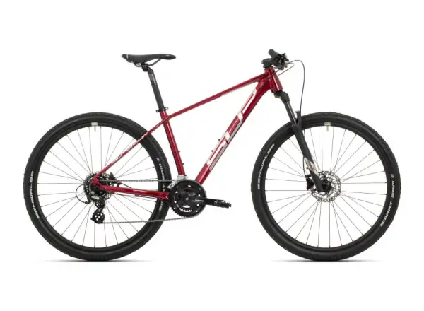 Horský bicykel Superior Sport XC 819 lesklý tmavočervený/strieborný