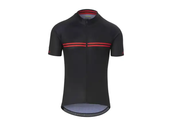 Giro Chrono Sport Pánsky dres s krátkym rukávom Black/Red Classic Stripe