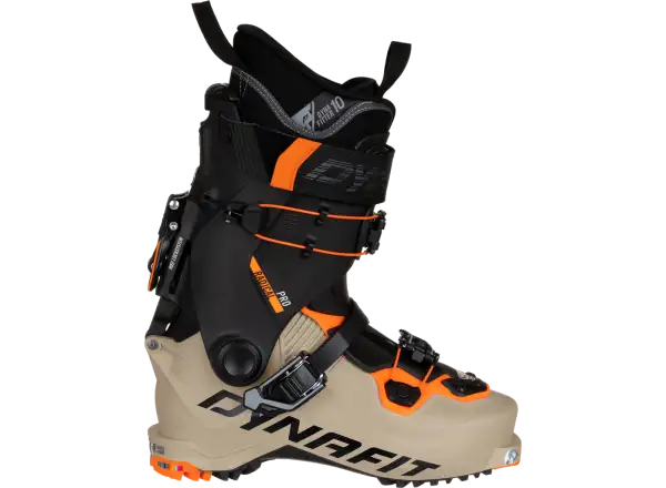 Dynafit Radical Pre pánske lyžiarske topánky Rock Khaki/Fluo Orange