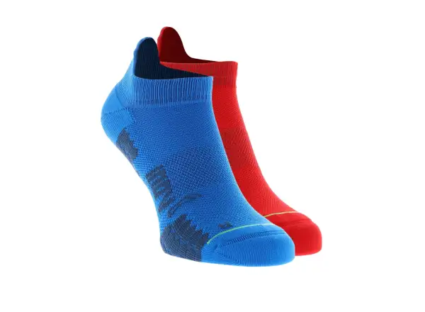 Inov-8 Trailfly nízke ponožky červená/modrá