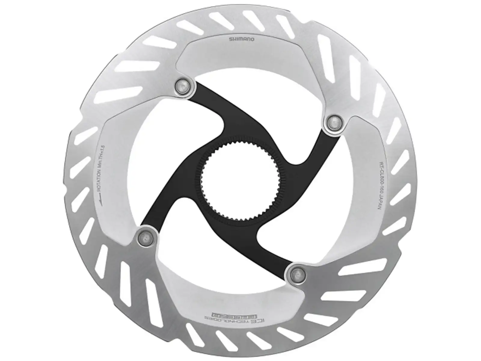 Shimano RT-CL800 brzdový kotúč 180 mm, center lock, Ice Tech, vonkajší lock ring