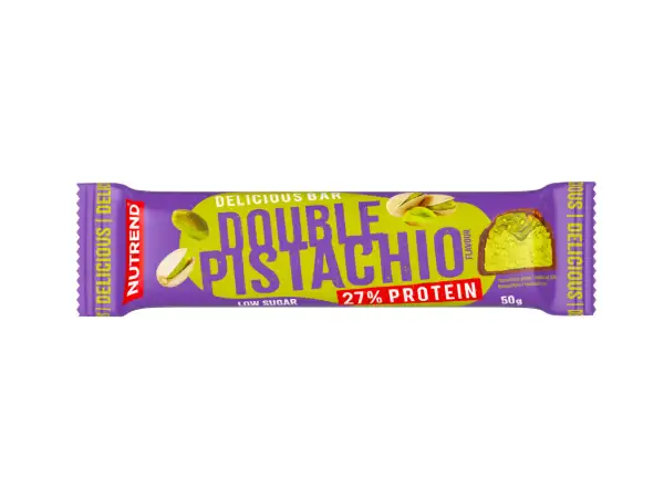 Nutrend Delicious Bar tyčinka 50 g dvojitá pistácia