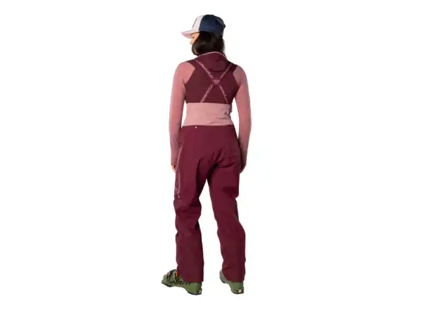 Dynafit Tigard Gore-Tex dámske nohavice Burgundy