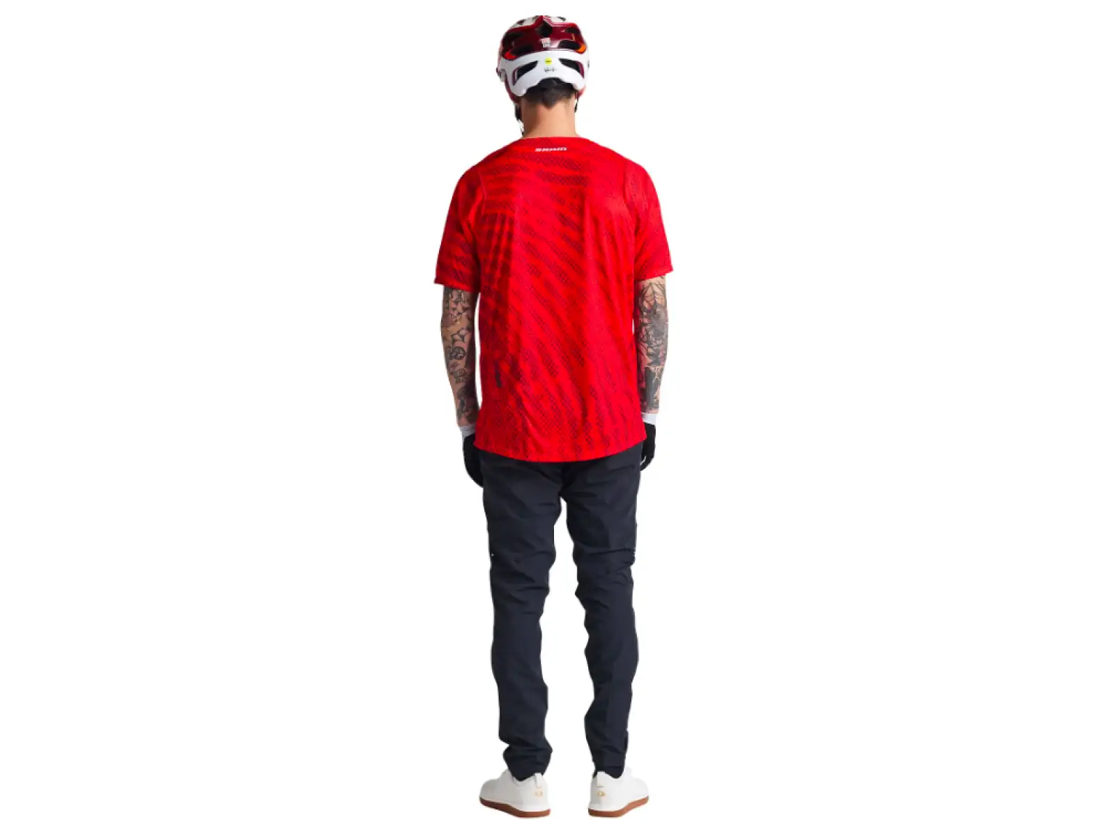 Troy Lee Designs Skyline Air SRAM pánsky dres krátky rukáv Fiery Red