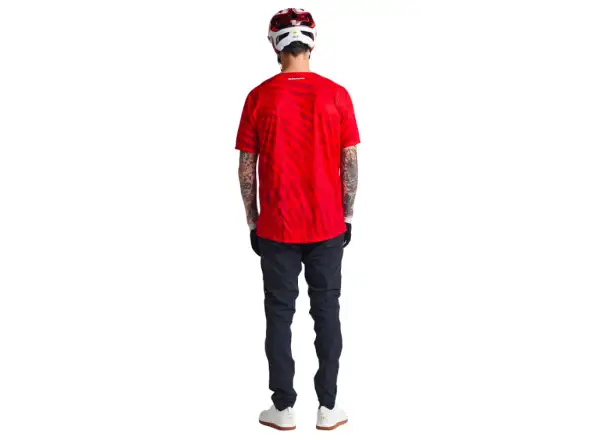 Troy Lee Designs Skyline Air SRAM pánsky dres krátky rukáv Fiery Red