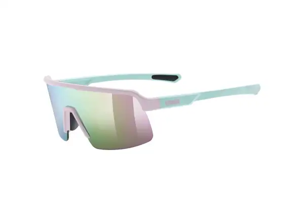 Uvex Dyrt JR. detské okuliare Pink/Green Matt/Mirror Pink