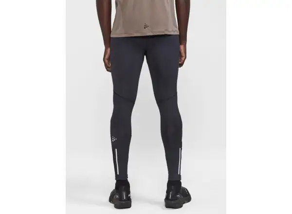 Craft ADV Essence Zip 2 pánske bežecké nohavice čierna