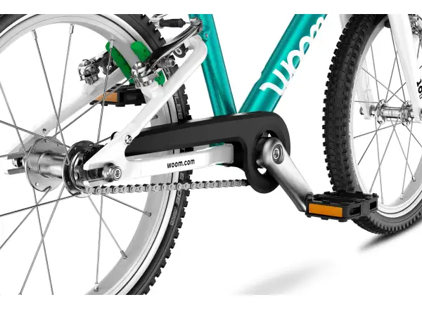 Woom GO 3 detský bicykel 16" Metallic Turquoise