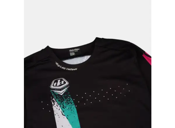 Troy Lee Designs Sprint Full Pull detský dres dlhý rukáv Black