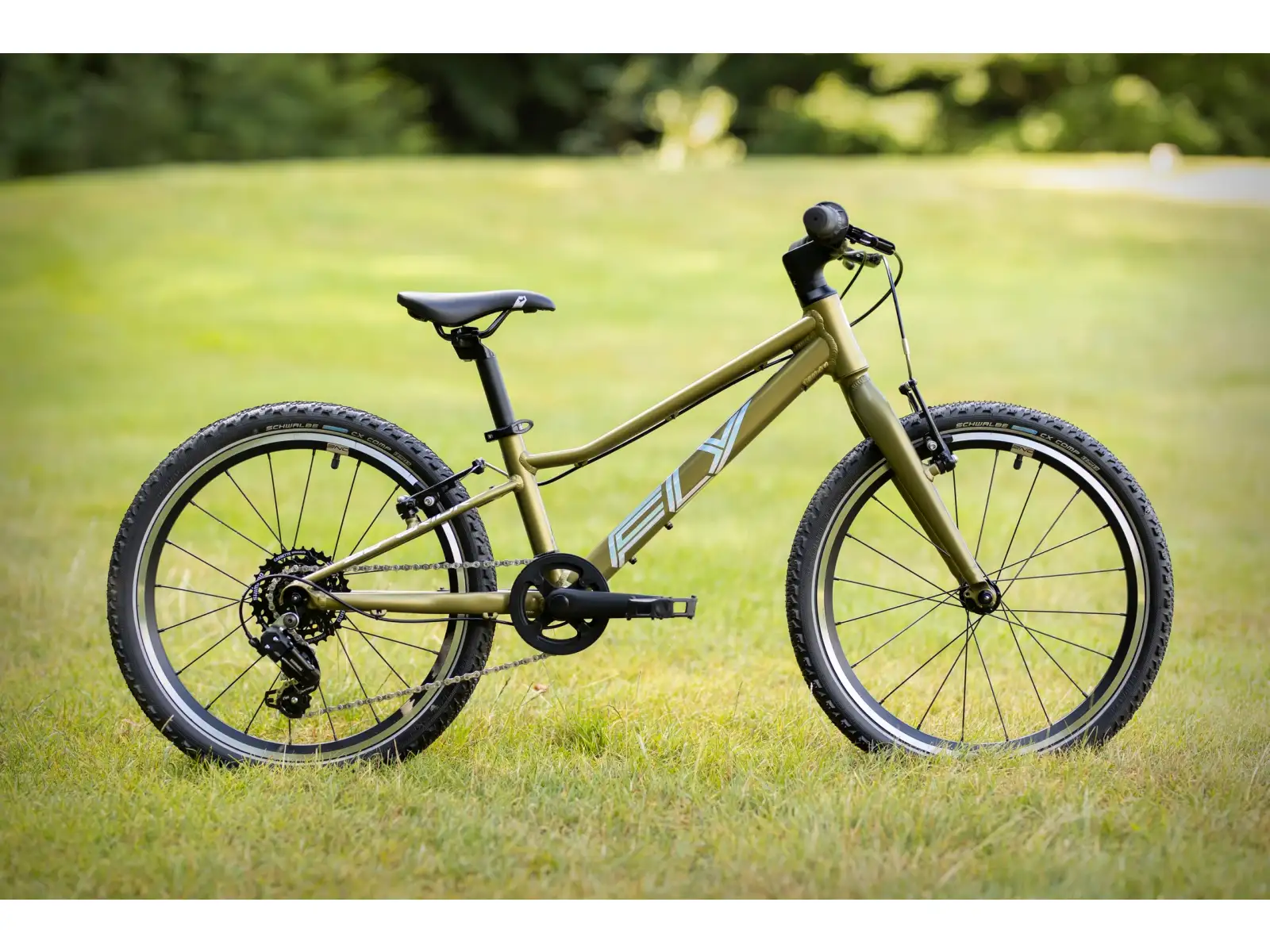 Superior F.L.Y. 20 VB Matte Olive Metallic/Hologram Chrome Detský horský bicykel