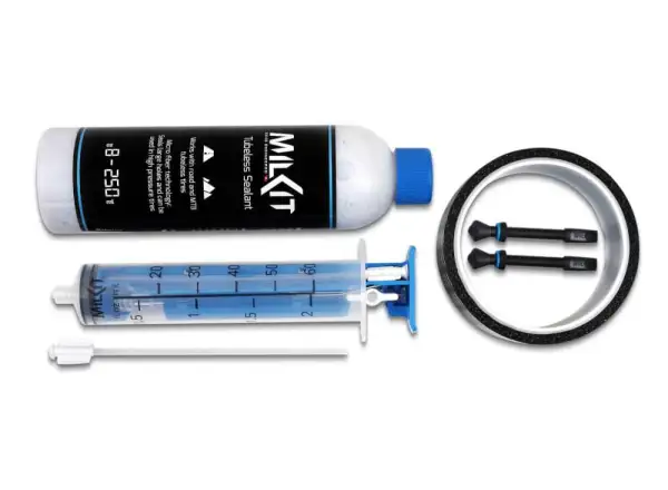 milKit konverzná súprava pre bezdušové plášte ventil 45 mm páska 32 mm