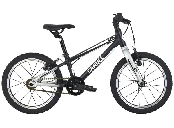 CANULL Air 16 detský bicykel čierna/strieborná