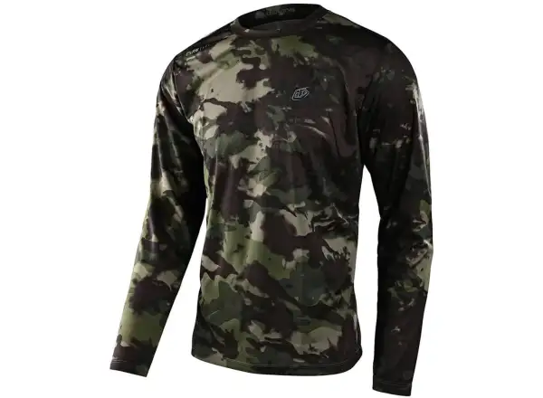 Troy Lee Designs Flowline pánsky dres s dlhým rukávom Covert army green
