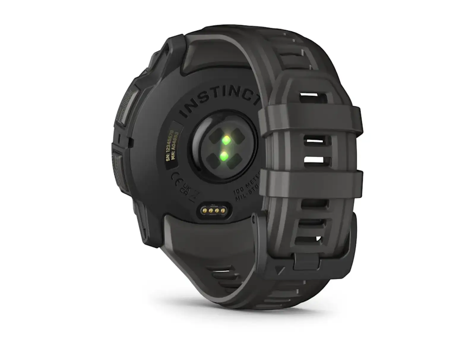 Garmin Instinct 3 Amoled 50 mm smart hodinky Black/Charcoal remienok
