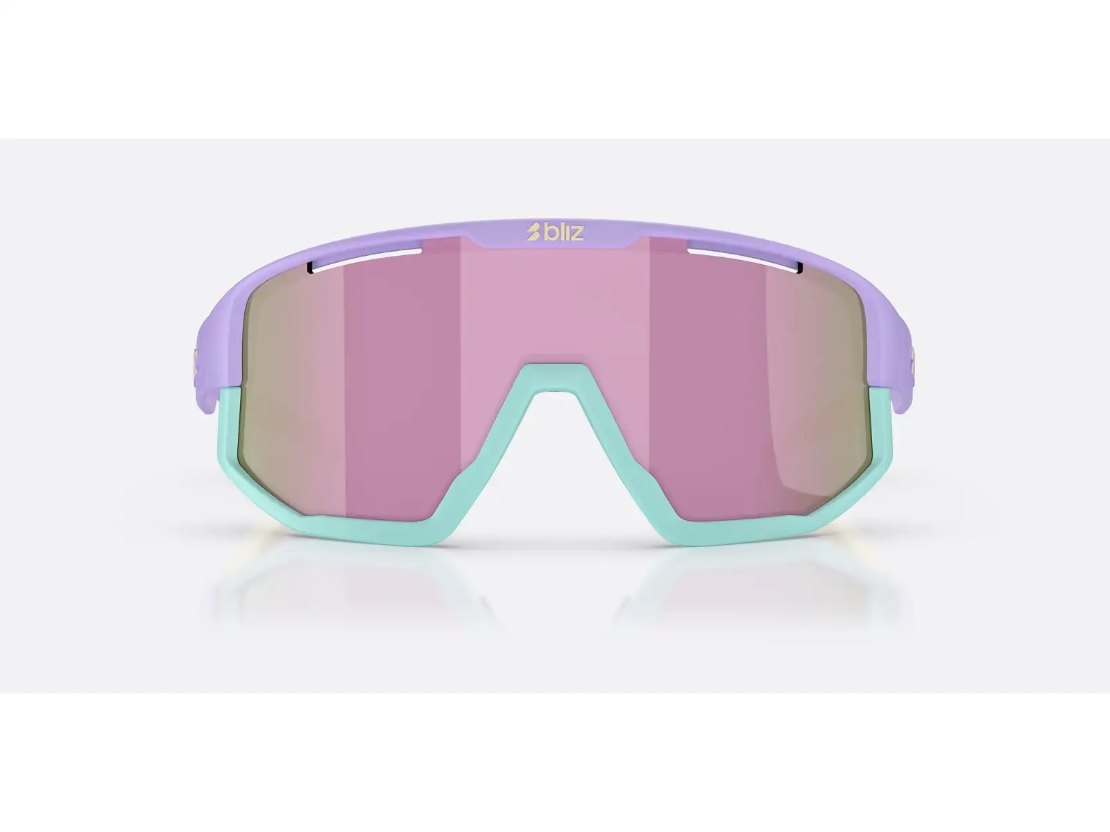 Bliz Fusion Small slnečné okuliare Matt Pastel Purple/Brown&Rose Mirror