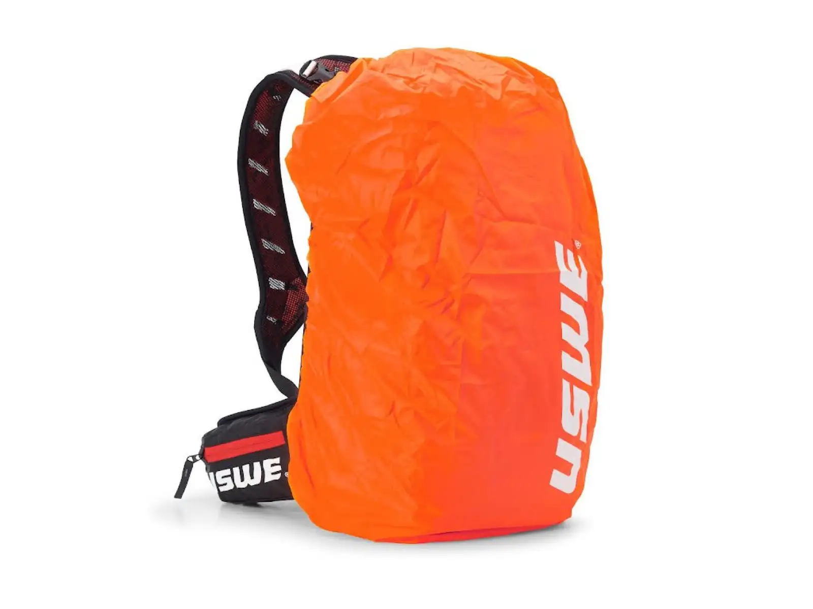 USWE Flow 16 batoh s chráničom chrbtice Black/Red 16 l