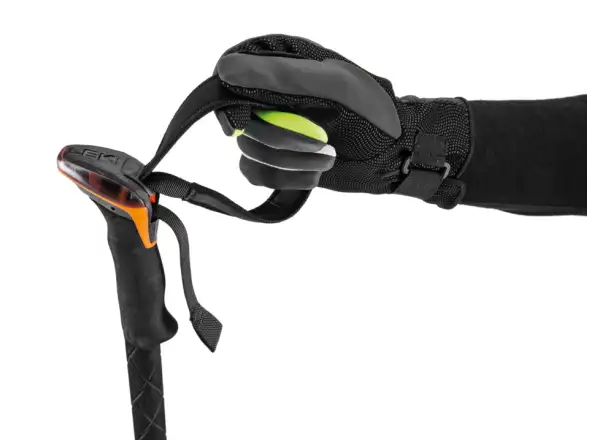 Leki Sherpa FX Carbon Strong skladacie trekingové palice Orange/Denim blue