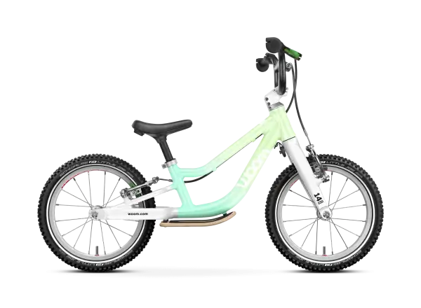 Woom GO 1 Plus detské odrážadlo 14 Spearmint Crush Limited