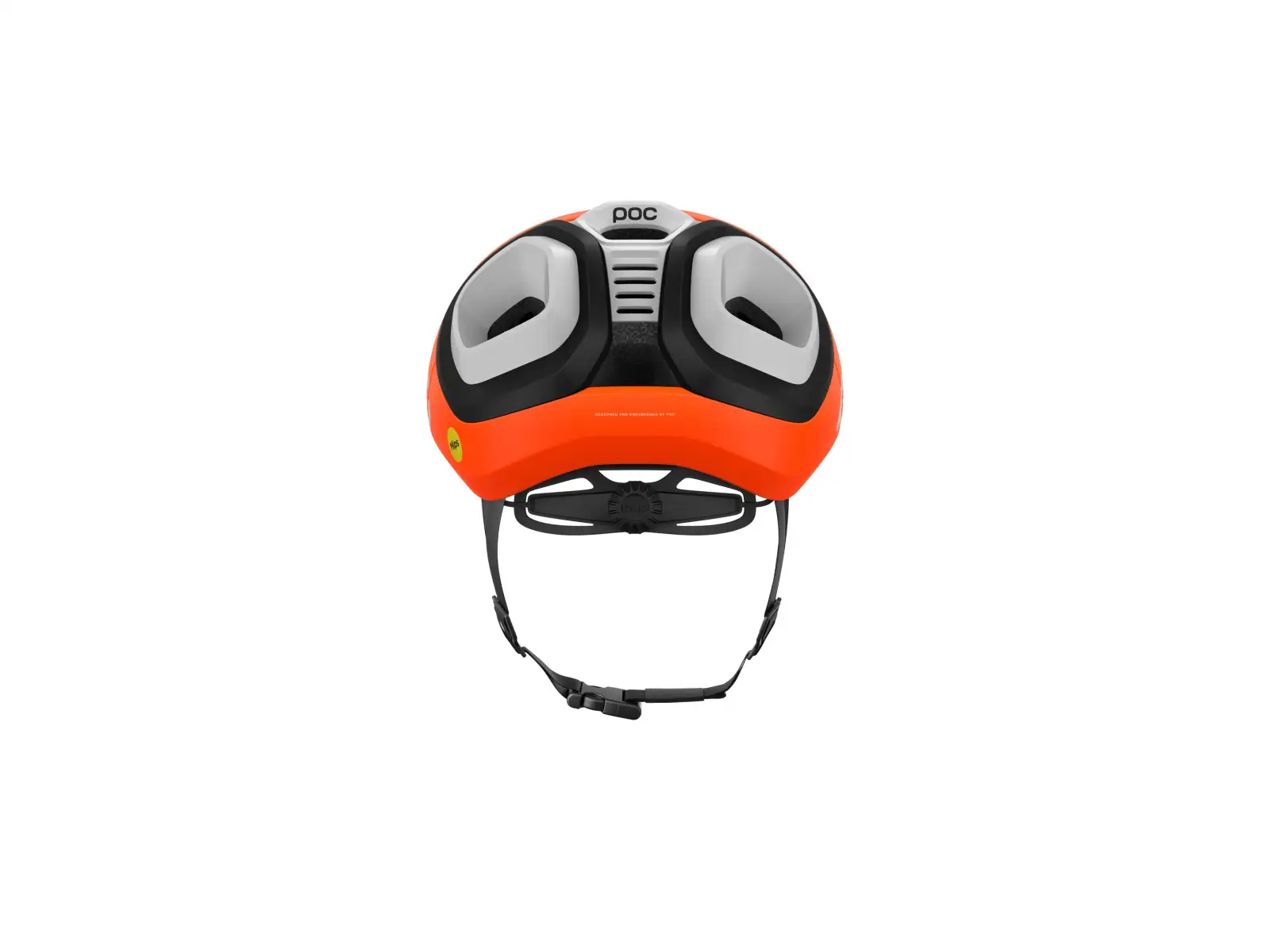 POC Amidal cestná prilba Fluo. Orange Matt/Uranium Black Matt/Hydrogen White Matt