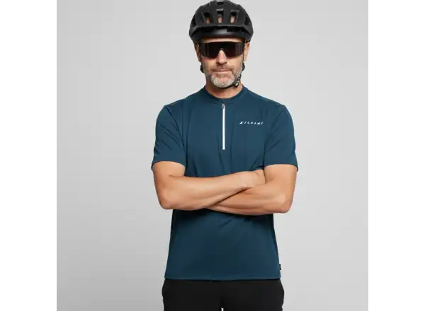 Silvini Naturno pánsky dres krátky rukáv Navy/Black