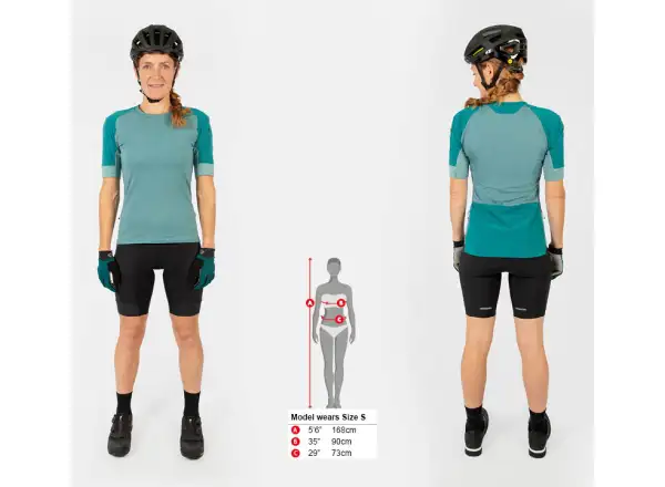 Endura GV500 S/S dámsky dres krátky rukáv Spruce Green