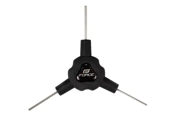 Force trojstranný Y-kľúč inbus 2/ 2,5/ 3 mm čierna