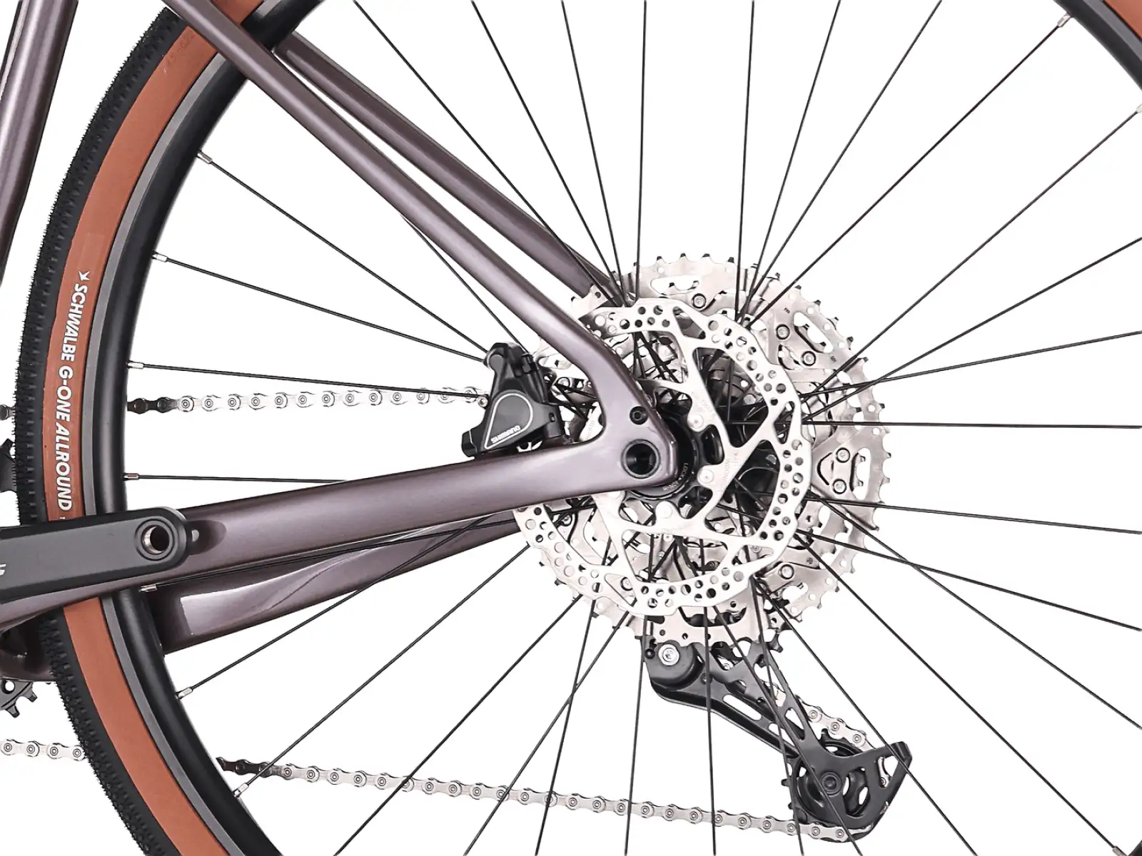 Rock Machine Lukk Cr 30 gravel bicykel Gloss Purple Garnet