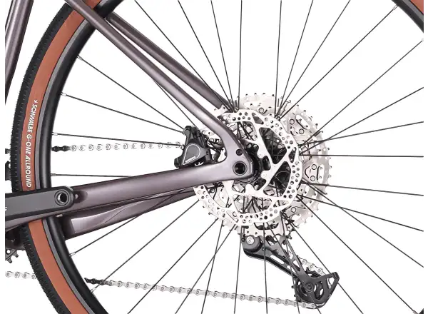 Rock Machine Lukk Cr 30 gravel bicykel Gloss Purple Garnet