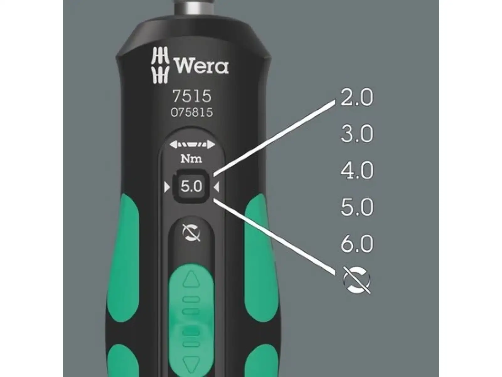 Wera 7515/7 Kraftform Safe-Torque Speed Bicycle 1 2-6 Nm momentový skrutkovač 7 dielov