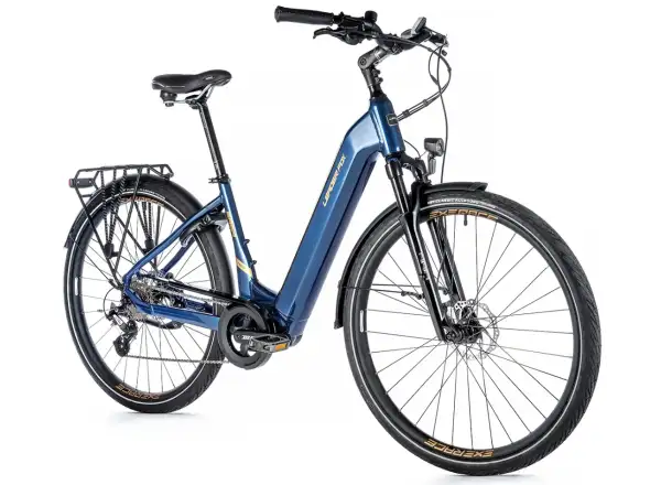 Leader Fox Saga 28 nízkonástupový mestský elektrobicykel modrá