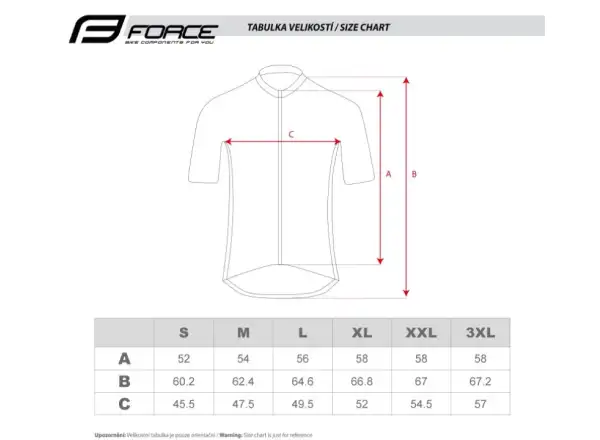 Force Pure pánsky dres krátky rukáv čierna