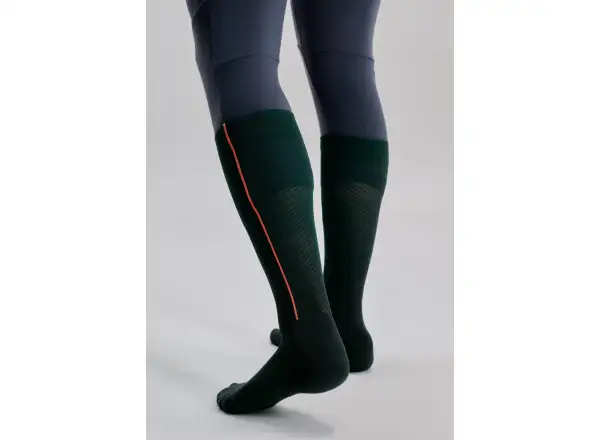 POC Race Sock Lite lyžiarske ponožky Pargasite Green