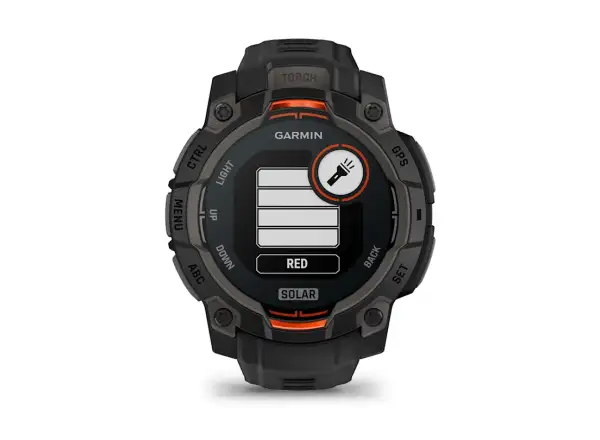 Garmin Instinct 3 Solar 45 mm smart hodinky čierna/čierny remienok
