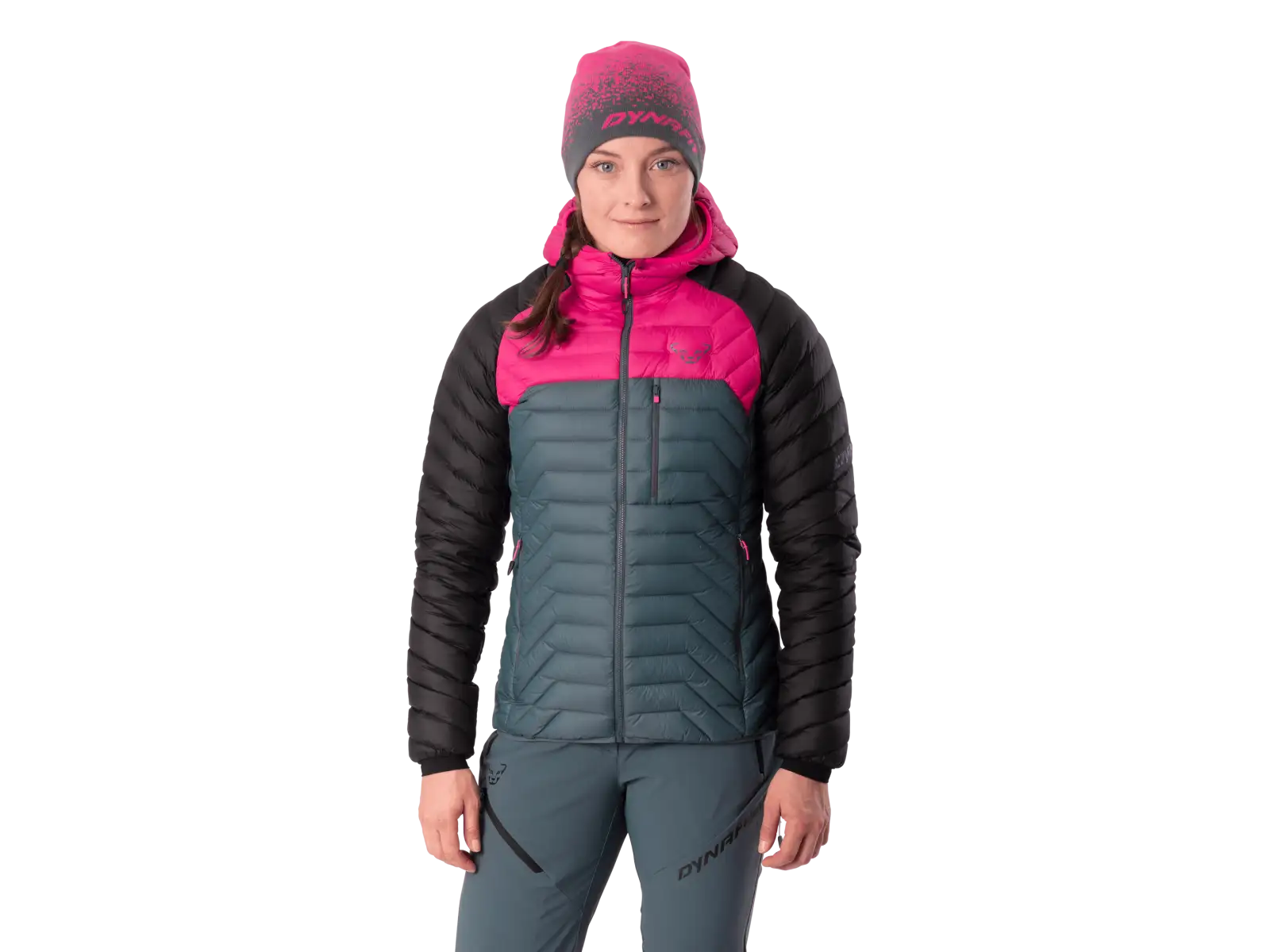 Dynafit Radical Down Hooded dámska Bunda Black Out/6550/0720