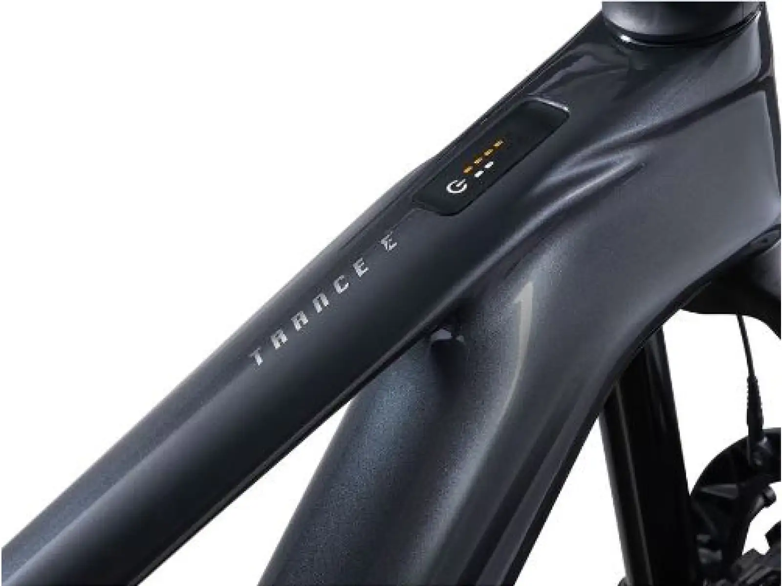 Giant Trance X Advanced E+ EL 1 horský celoodpružený elektrobicykel Gunmetal Black/Black