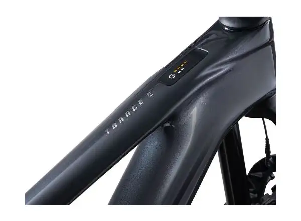 Giant Trance X Advanced E+ EL 1 horský celoodpružený elektrobicykel Gunmetal Black/Black