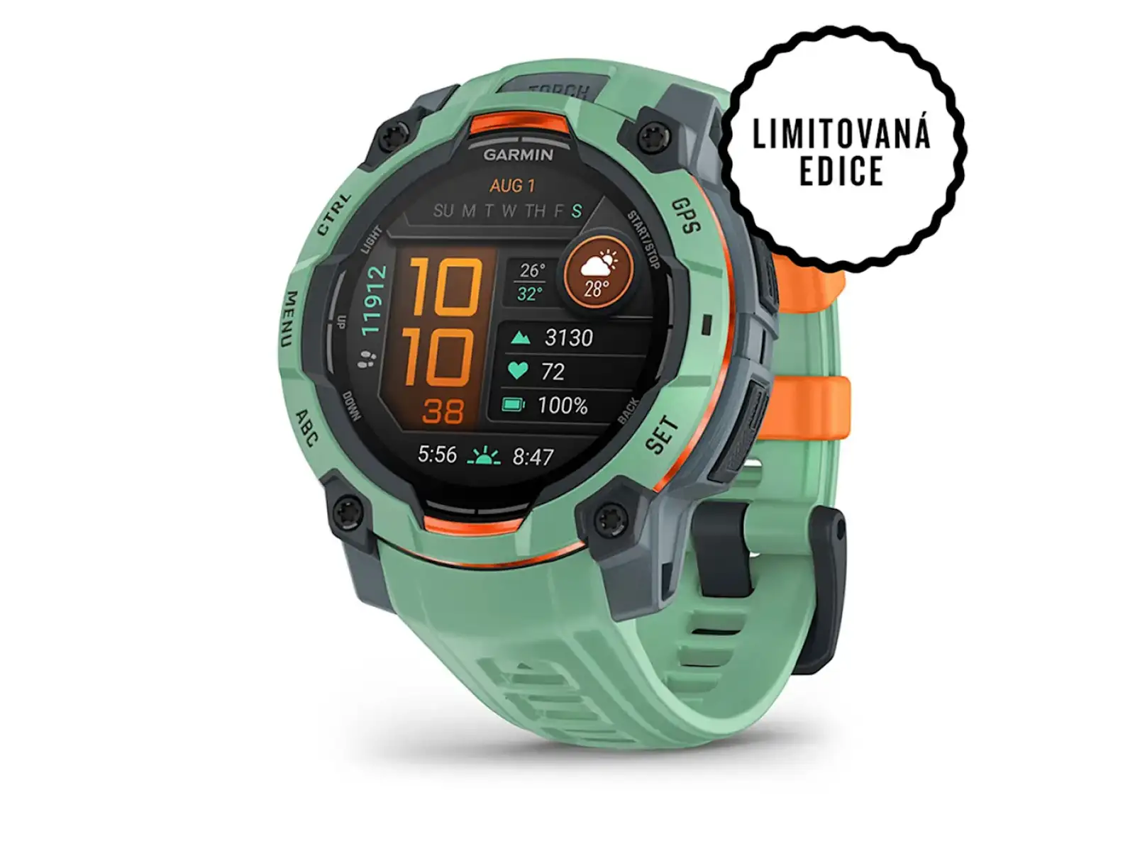 Garmin Instinct 3 Amoled 45 mm inteligentné hodinky Neotropic/Neotropic remienok
