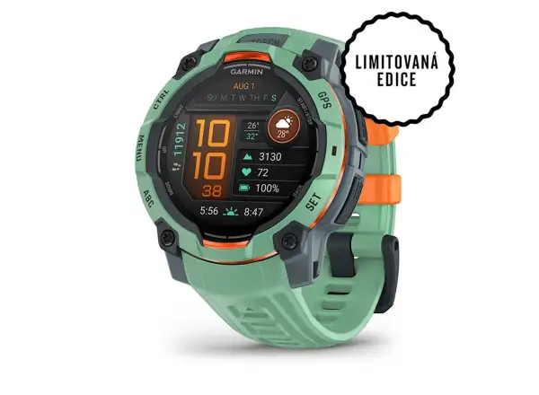 Garmin Instinct 3 Amoled 45 mm inteligentné hodinky Neotropic/Neotropic remienok