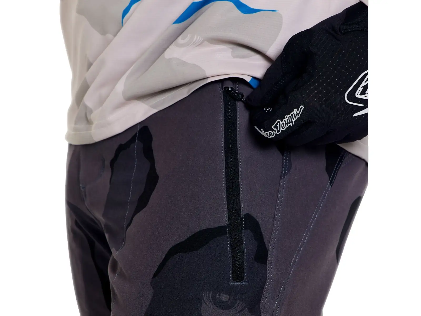 Troy Lee Designs Skyline Pro pánske nohavice Flow Camo Carbon