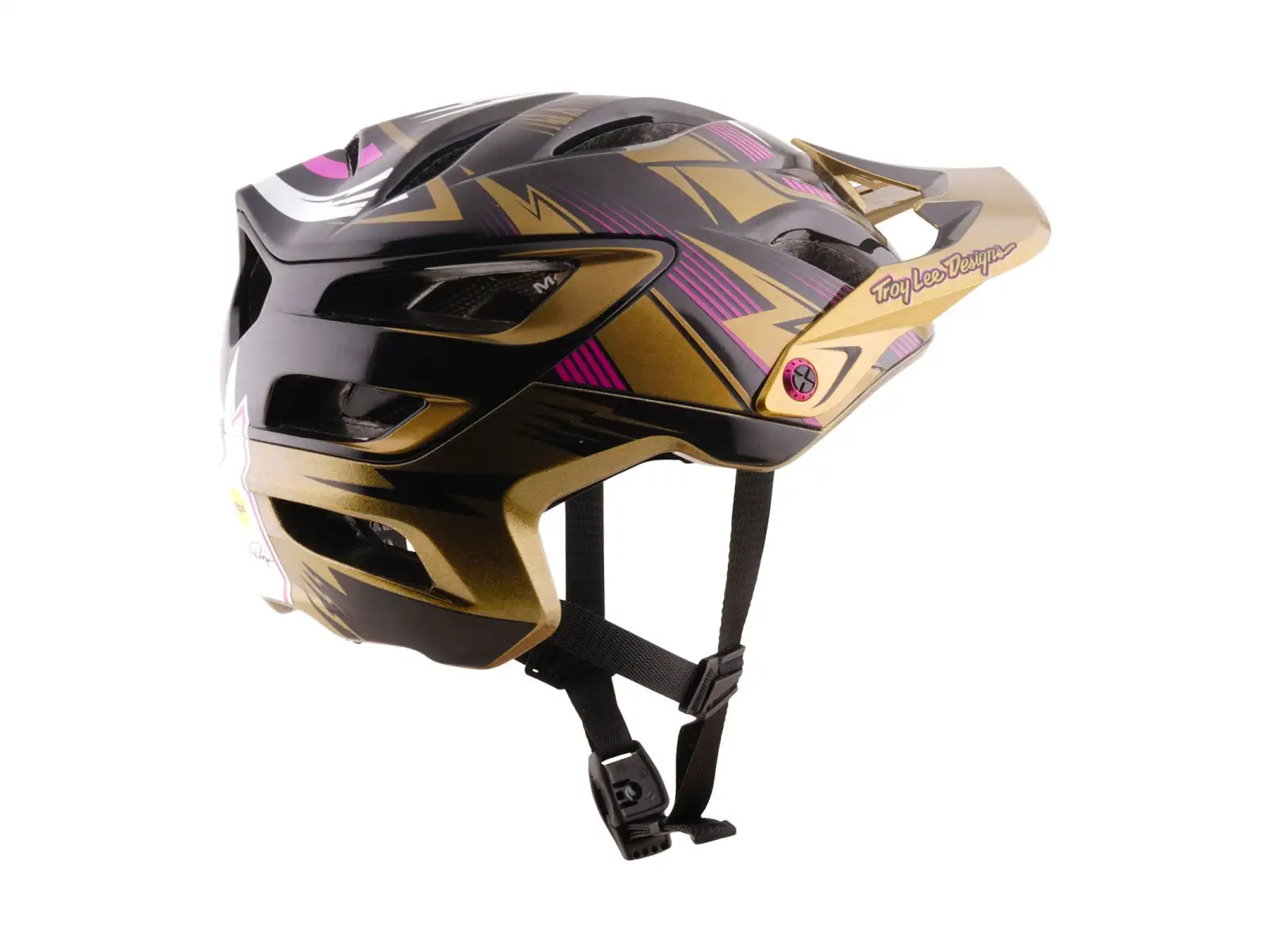 Troy Lee Designs A3 MIPS Cyclops prilba Gold/Black