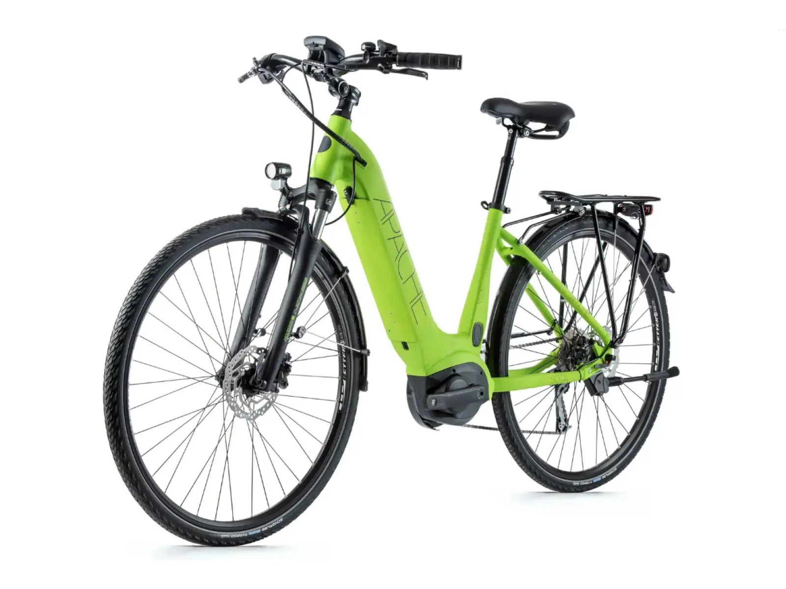 Apache Sota Bosch Active Plus 500 acid green nízkonástupový elektrobicykel