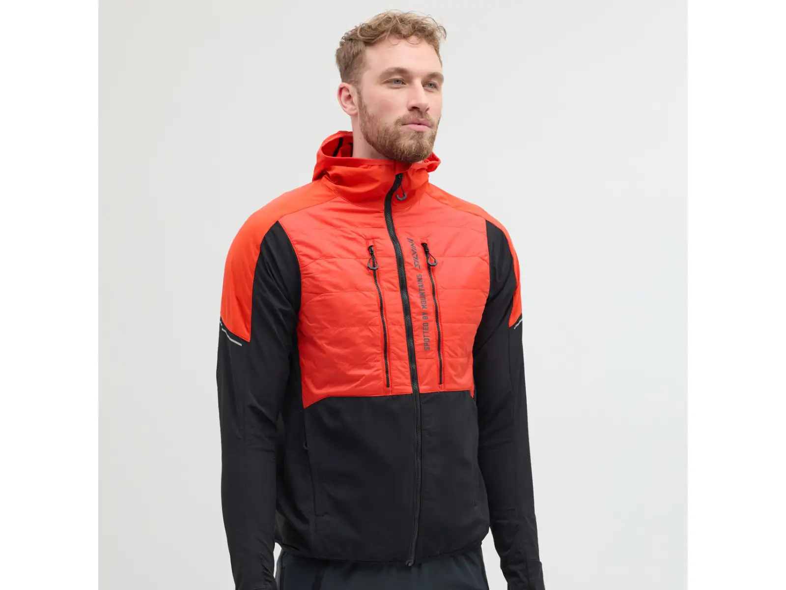 Silvini Core pánska skialpová bunda Ruby/Black