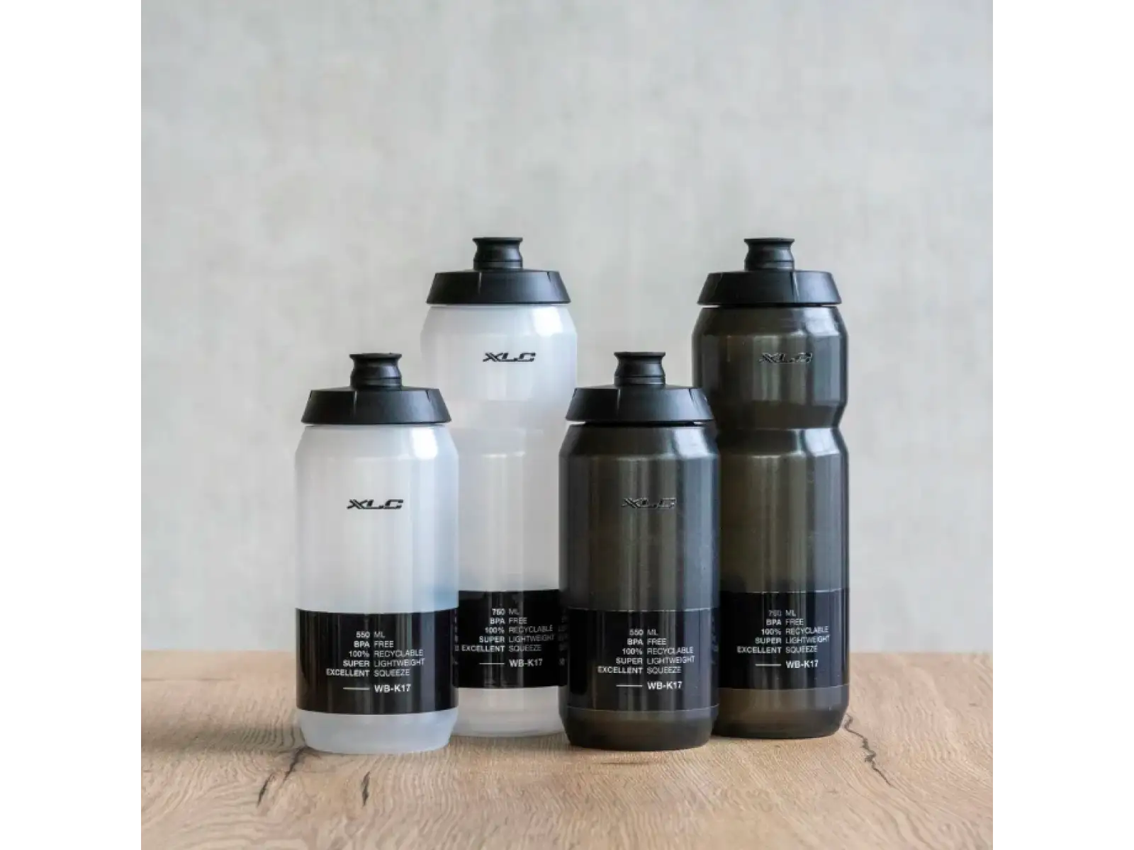 XLC WB-K17 fľaša 750 ml číra/čierna