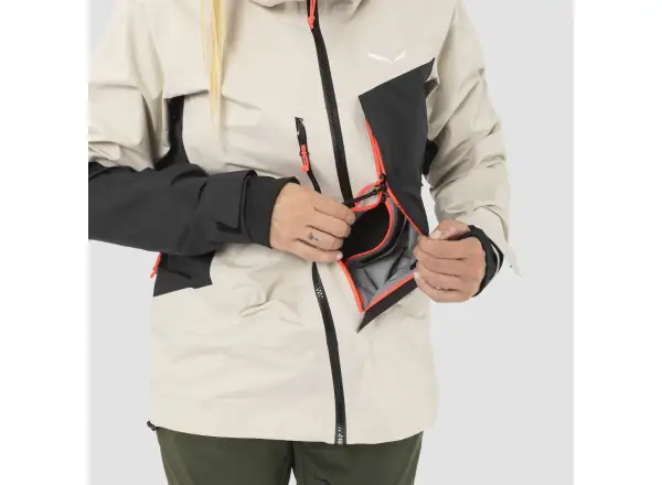 Salewa Sella 3L Powertex dámska bunda Oatmeal/0910