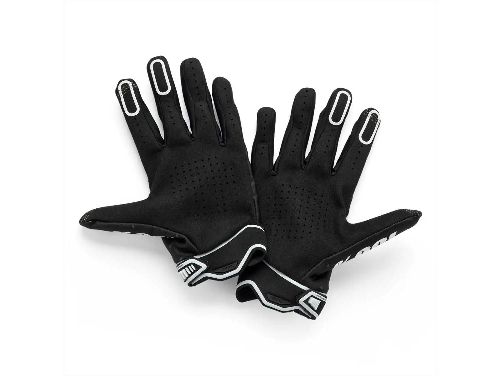 100% Ridefit pánske rukavice Black