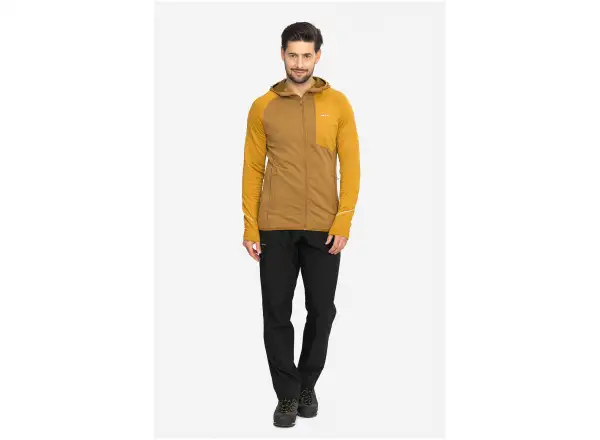 Viking Birger pánska mikina Brown/Yellow