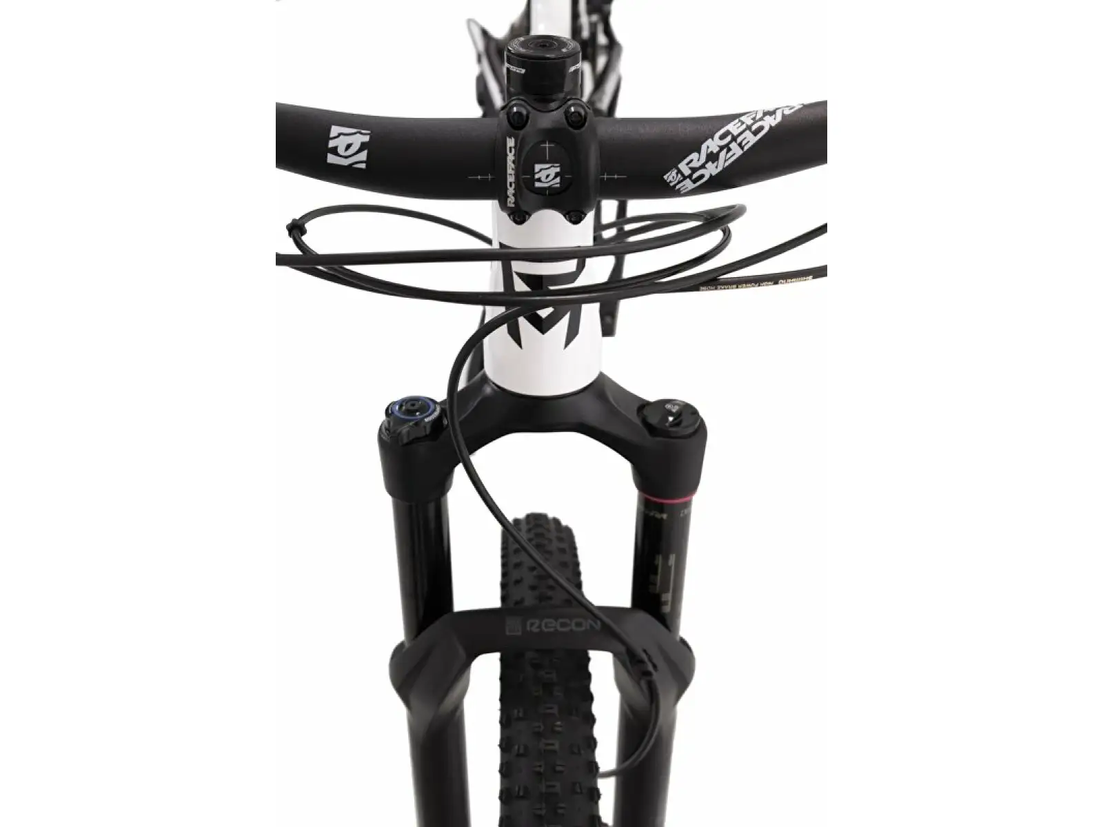 Rock Machine Blizzard XCM 70-29 white/grey celoodpružený horský bicykel
