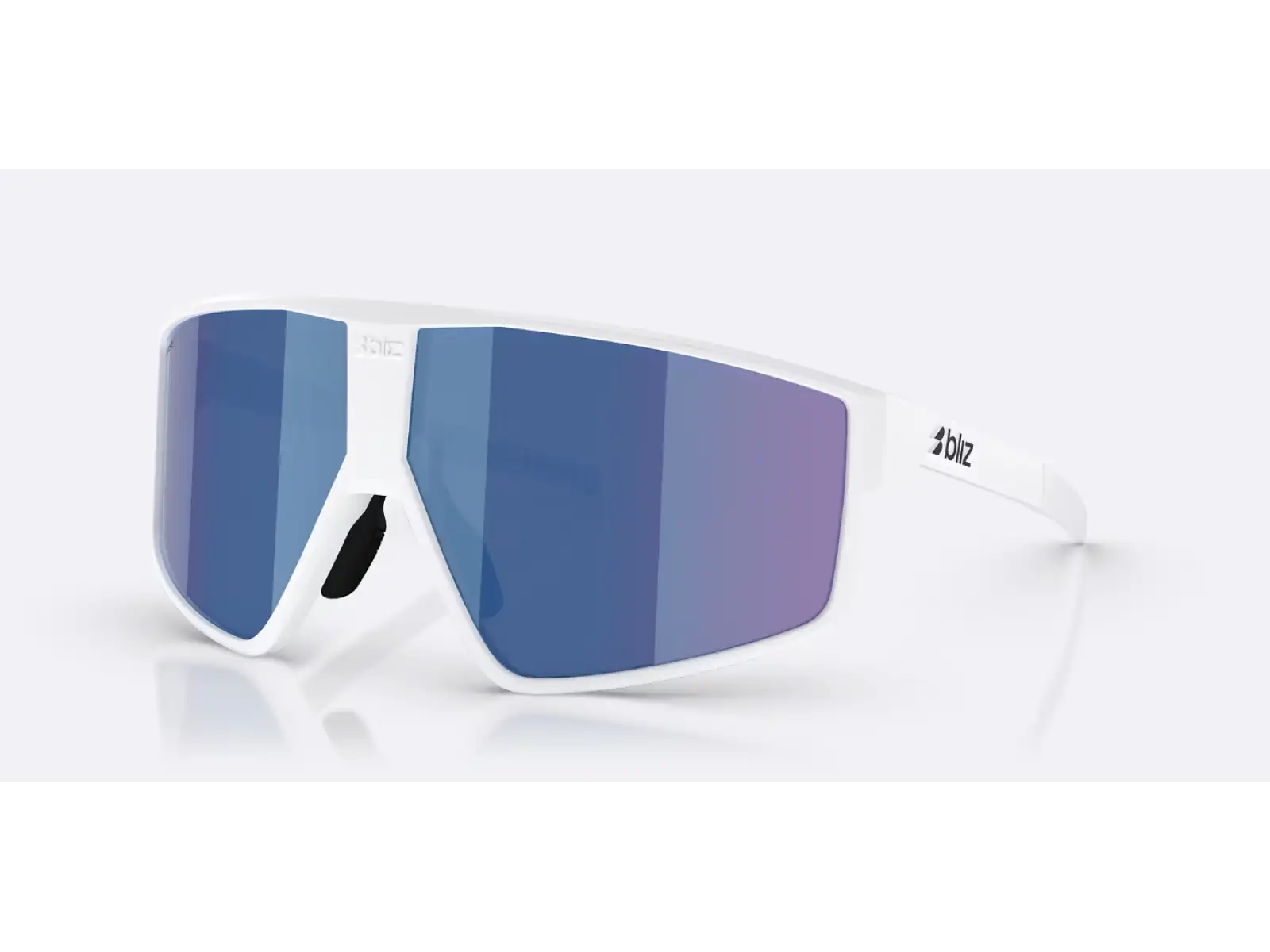 Bliz P002 slnečné okuliare Matte White/Smoke Blue Multi